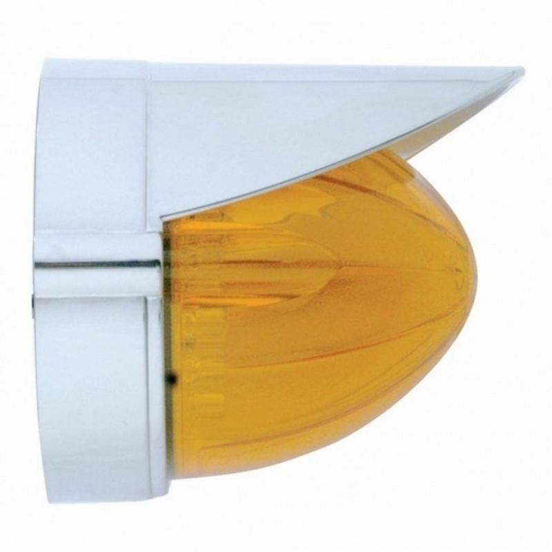 UP-37450 19 LED Watermelon Flush Mount Kit With Visor - Amber LED/Amber Lens
