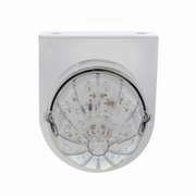 UP-37457 Stainless Light Bracket With 19 LED Bullet Style Grakon 1000 Light - Amber LED/Clear Lens