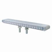 UP-37474 38 LED 12" Reflector Double Face Light Bar - Amber LED/Clear Lens