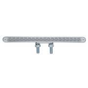UP-37474 38 LED 12" Reflector Double Face Light Bar - Amber LED/Clear Lens