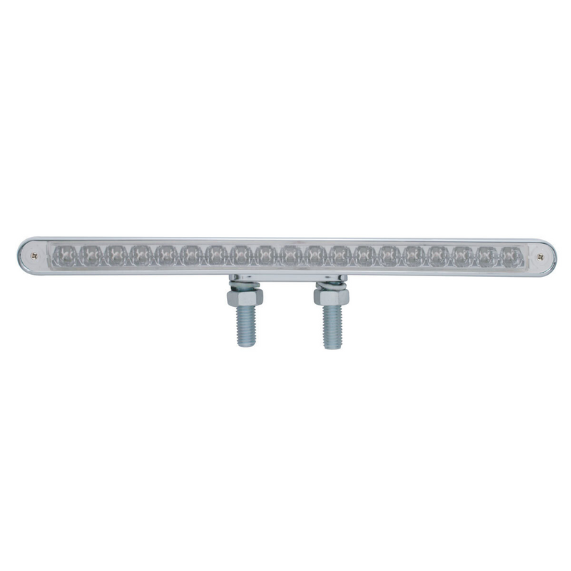 UP-37474 38 LED 12" Reflector Double Face Light Bar - Amber LED/Clear Lens