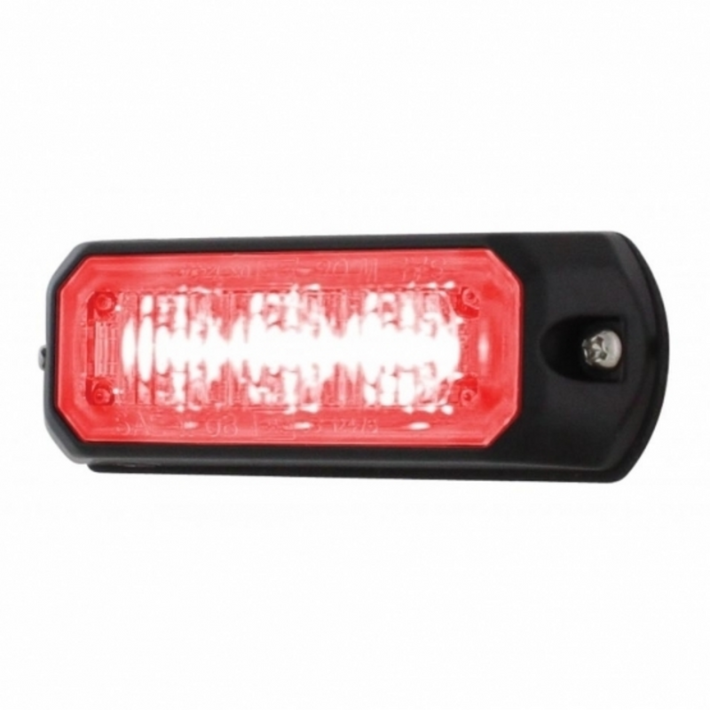 Mini luz de advertencia de 3 LED - LED rojo (a granel)