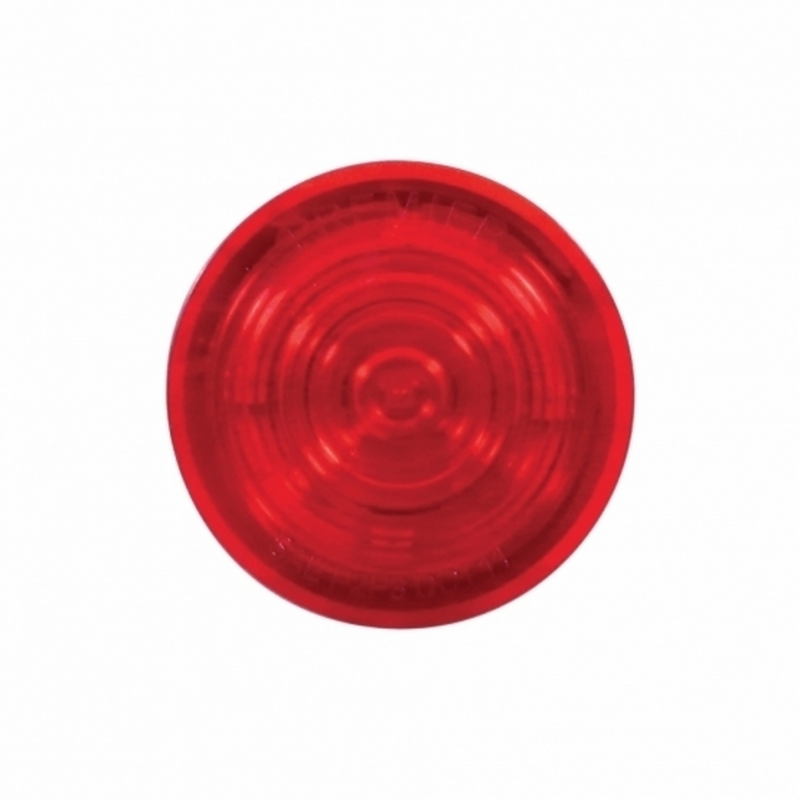 Inserto de luz mini tipo bala de 9 LED - LED rojo/lente roja (a granel)