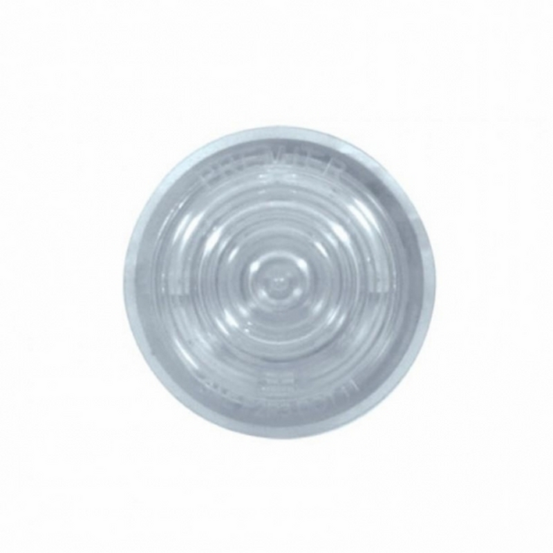 Inserto de luz mini tipo bala de 9 LED - LED rojo/lente transparente (a granel)