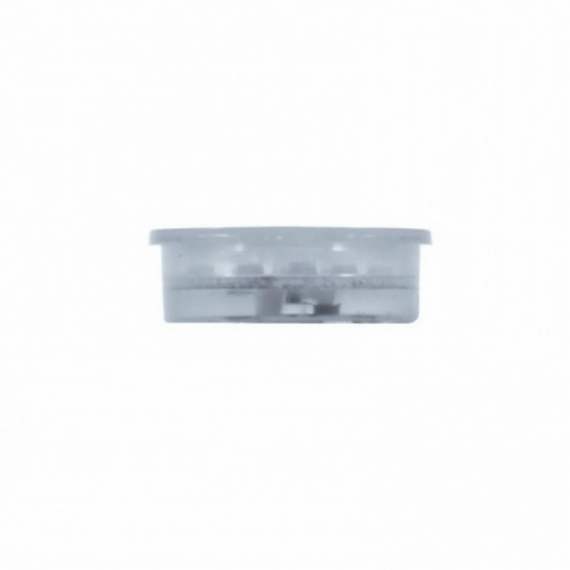 Inserto de luz mini tipo bala de 9 LED - LED rojo/lente transparente (a granel)