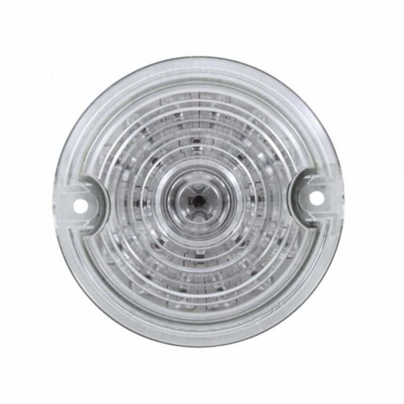 21 LED 3-1/4" Dual Function Harley Signal Light With 1157 Plug - Amber LED/Clear Lens
