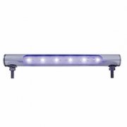 UP-37587 6 LED Stainless Steel Tube Light - Blue LED
