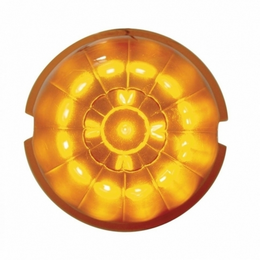 UP-37595 17 LED Watermelon Cab Light - Amber LED/Dark Amber Lens