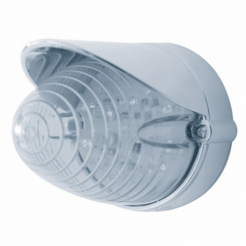 UP-37714 19 LED Beehive Grakon 1000 Flush Mount Kit With Visor - Amber LED/Clear Lens