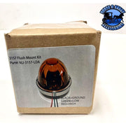 3 wire 3157 bulb-Sealed dark amber lens glass watermelon kit (bulb not included) #nu-3157-lda watermelon glass lens Antique White