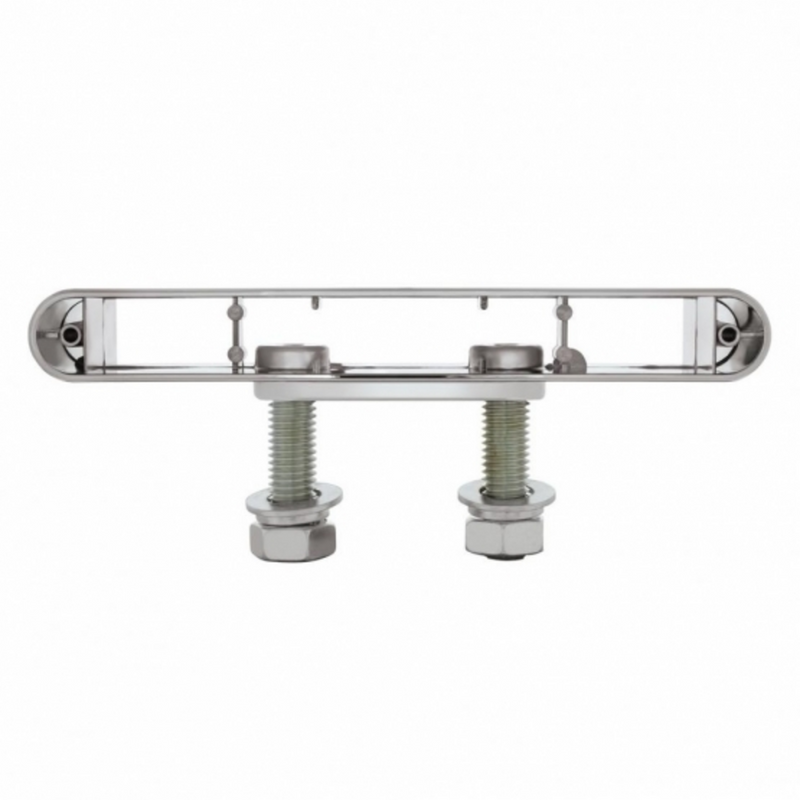 Carcasa de luz cromada de doble cara - Para barras de luz de 6-1/2" (a granel)
