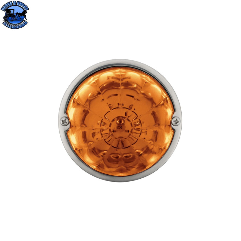 UP-37900 17 LED Dual Function Watermelon Flush Mount Kit - Amber LED/Amber Lens