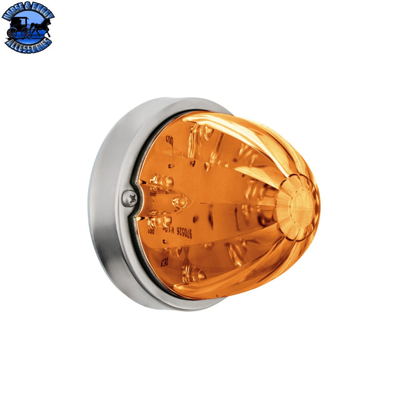 UP-37900 17 LED Dual Function Watermelon Flush Mount Kit - Amber LED/Amber Lens