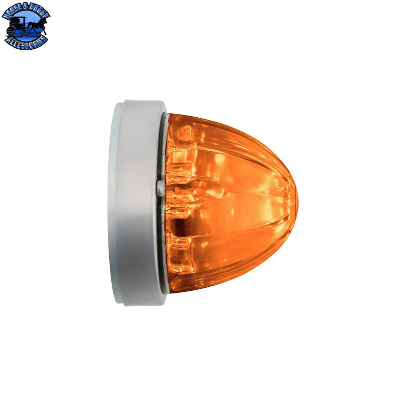 UP-37900 17 LED Dual Function Watermelon Flush Mount Kit - Amber LED/Amber Lens