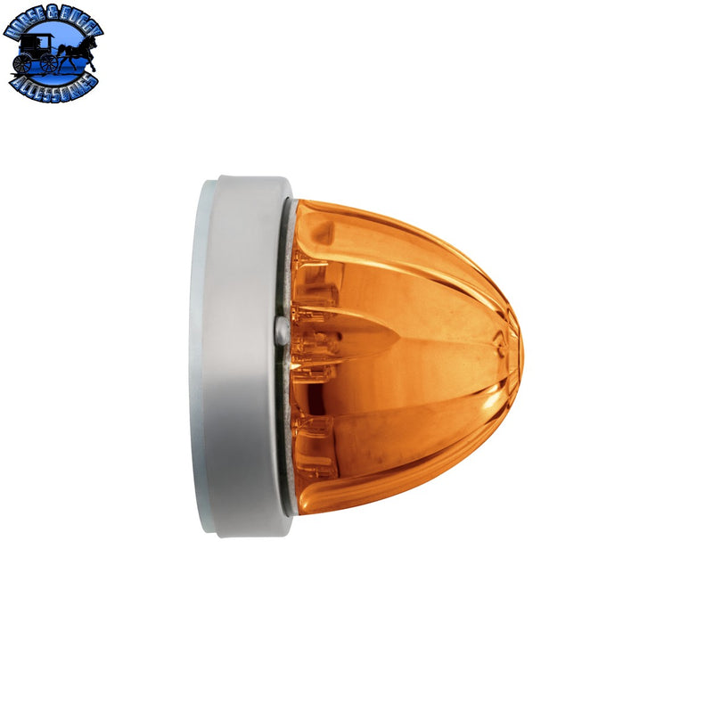 UP-37900 17 LED Dual Function Watermelon Flush Mount Kit - Amber LED/Amber Lens