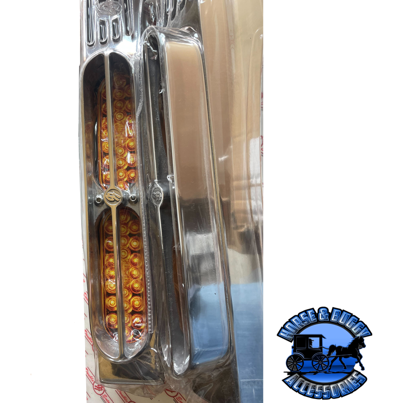 #009-03-379 JJ REAR BLINKER BARS FOR 379 fender bracket Dim Gray