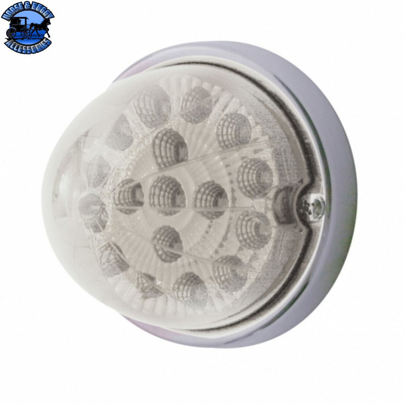 UP-37918 17 LED Watermelon Clear Reflector Flush Mount Kit - Amber LED/Clear Lens
