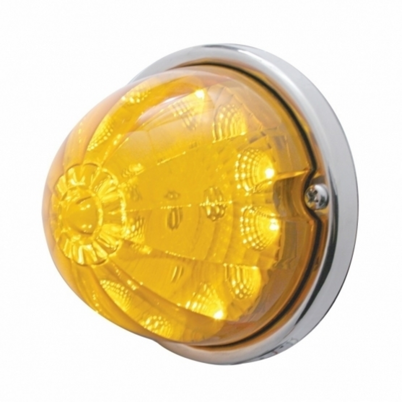 UP-37920 17 LED Reflector Watermelon Flush Mount Kit - Amber LED/Amber Lens
