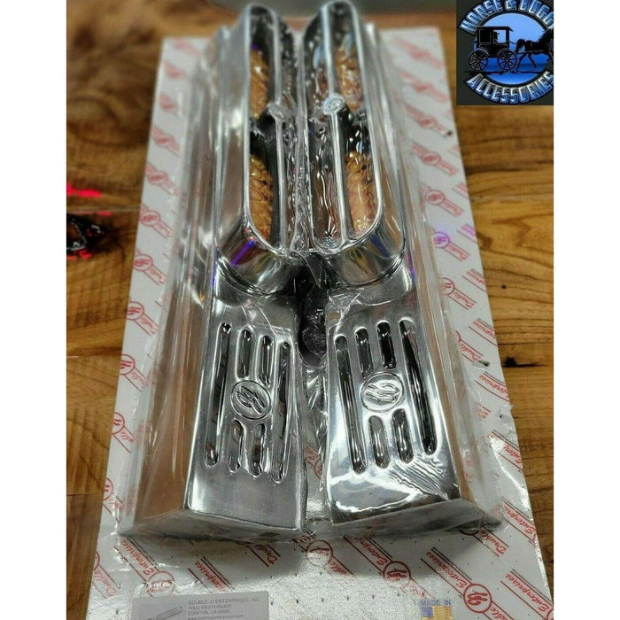 Dim Gray Peterbilt 379 359 front jj fender bracket polished aluminum USA made #009-02-379 PETERBILT