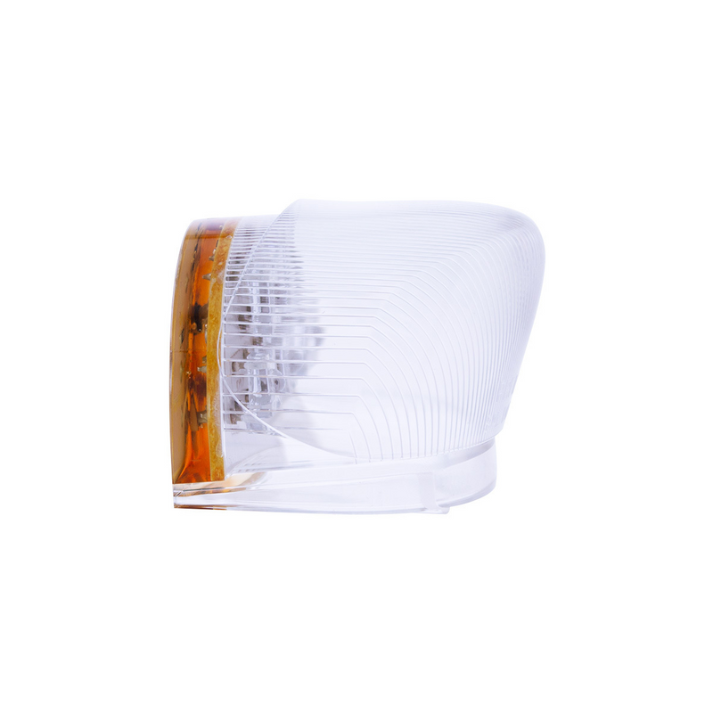 5 LED Dual Function Guide 682-C Headlight Turn Signal Light - Amber LED/Clear Lens