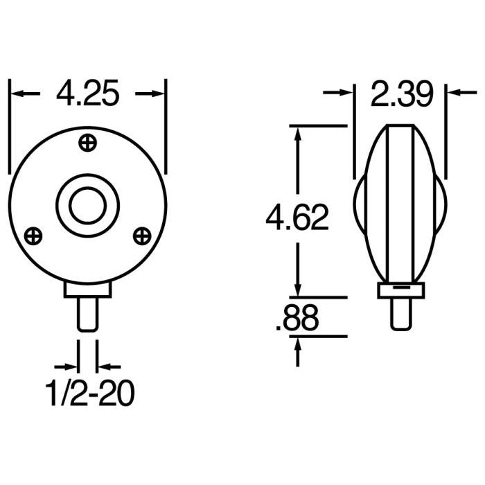 3802 DOUBLE FACE  DIE CAST, PEDESTAL ONE WIRE LAMP W/CHROME HSNG