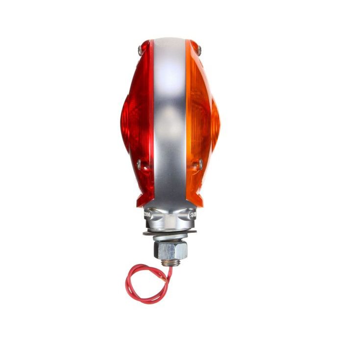 3802 DOUBLE FACE  DIE CAST, PEDESTAL ONE WIRE LAMP W/CHROME HSNG