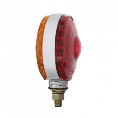 UP-38113 88 LED Single Stud Double Face Turn Signal Light - Amber & Red LED/Amber & Red Lens Sienna