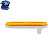 35 LED 6" Oval Sequential Turn Signal Light - Amber LED/Amber Lens Light Gray