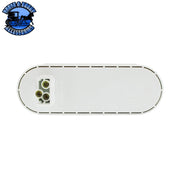 36 LED 6" Oval Sequential Turn Signal Light - Amber LED/Amber Lens (Bulk) Light Gray