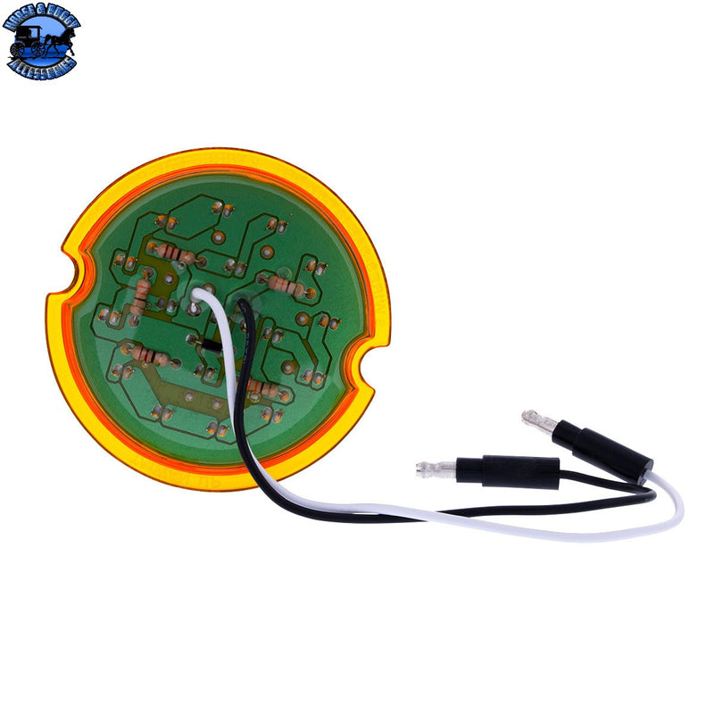 UP-38152B 17 LED Watermelon Cab Light - Amber LED/Amber Lens (Bulk)