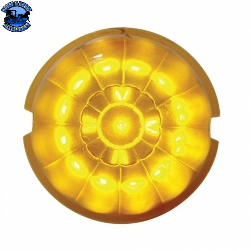 UP-38152 17 LED Watermelon Cab Light - Amber LED/Amber Lens