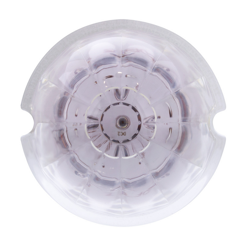UP-38153B 17 LED Watermelon Cab Light - Amber LED/Clear Lens (Bulk)