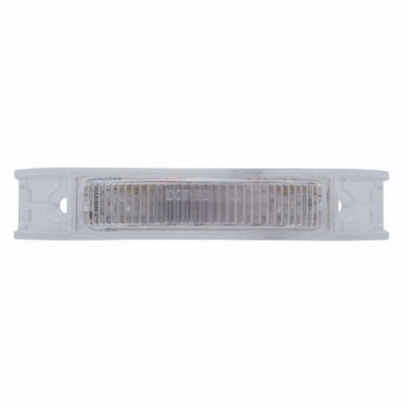 7 LED Rectangular Light (Clearance/Marker) - Amber LED/Clear Lens