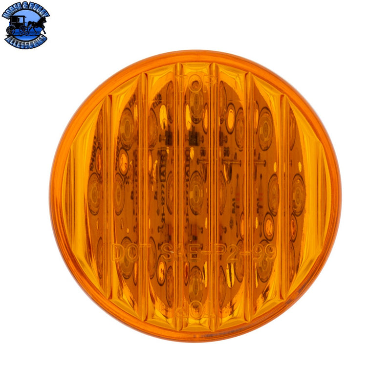 UP-38170 9 LED 2" Round Light (Clearance/Marker) - Amber LED/Amber Lens