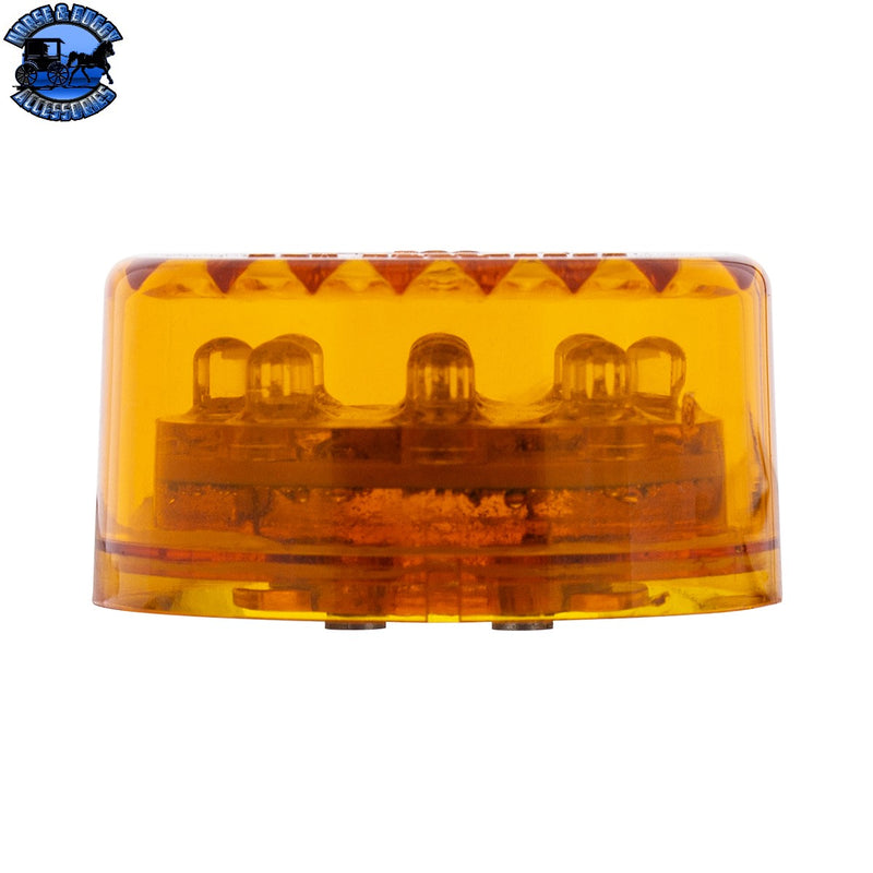 UP-38170 9 LED 2" Round Light (Clearance/Marker) - Amber LED/Amber Lens