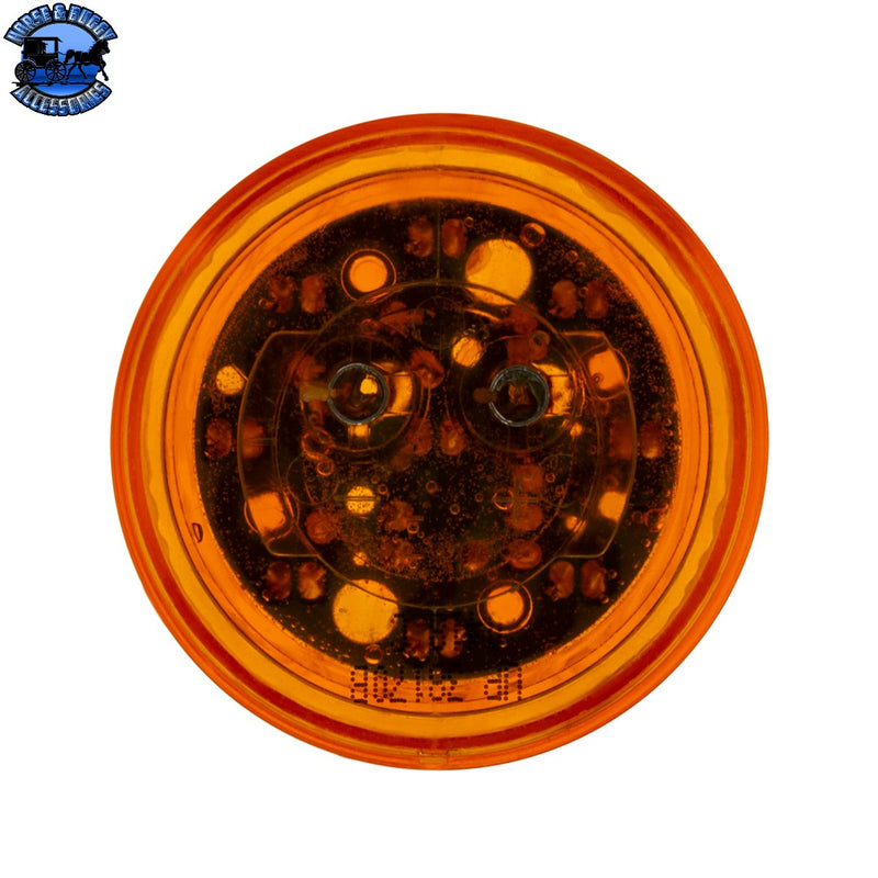 UP-38170 9 LED 2" Round Light (Clearance/Marker) - Amber LED/Amber Lens