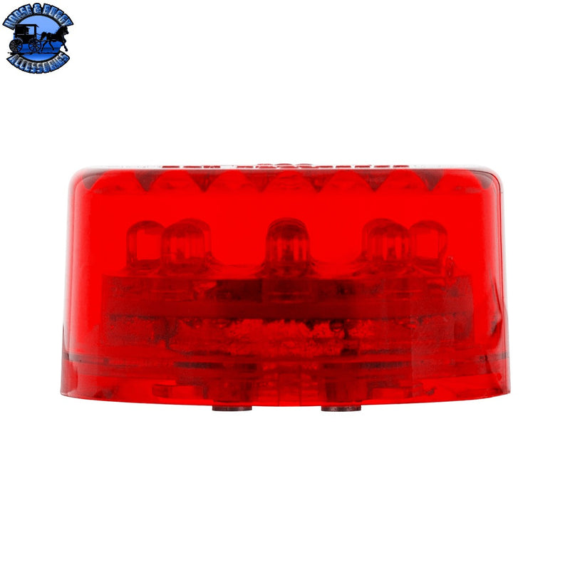 9 LED 2" Round Light (Clearance/Marker) Pack - Red LED/Red Lens (40-Pack)