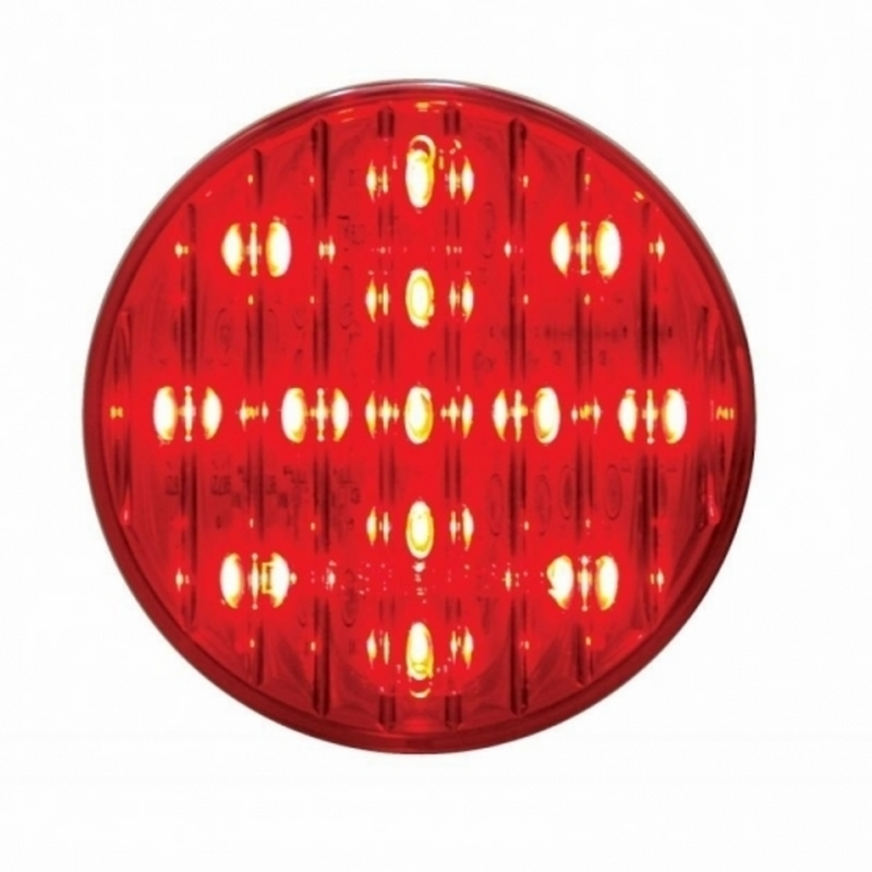 UP-38177B 13 LED 2-1/2" Round Light (Clearance/Marker) - Red LED/Red Lens (Bulk)