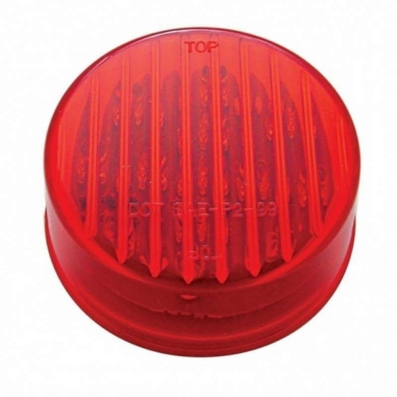 UP-38177B 13 LED 2-1/2" Round Light (Clearance/Marker) - Red LED/Red Lens (Bulk)