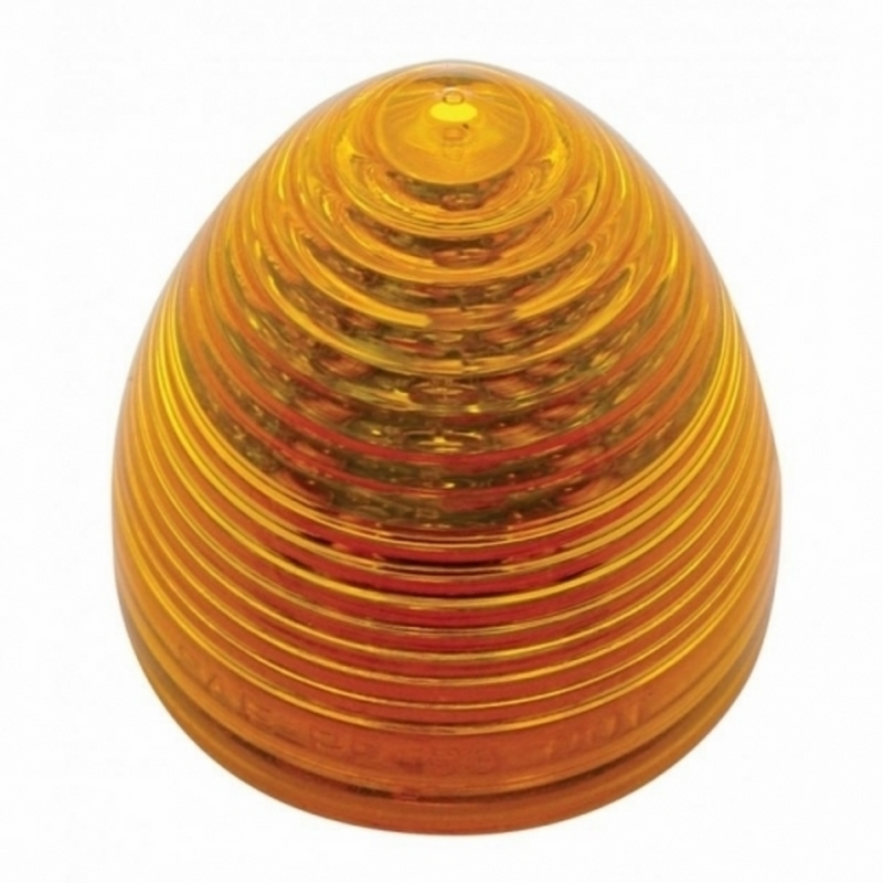 UP-38178 13 LED 2-1/2" Round Beehive Light (Clearance/Marker) - Amber LED/Amber Lens