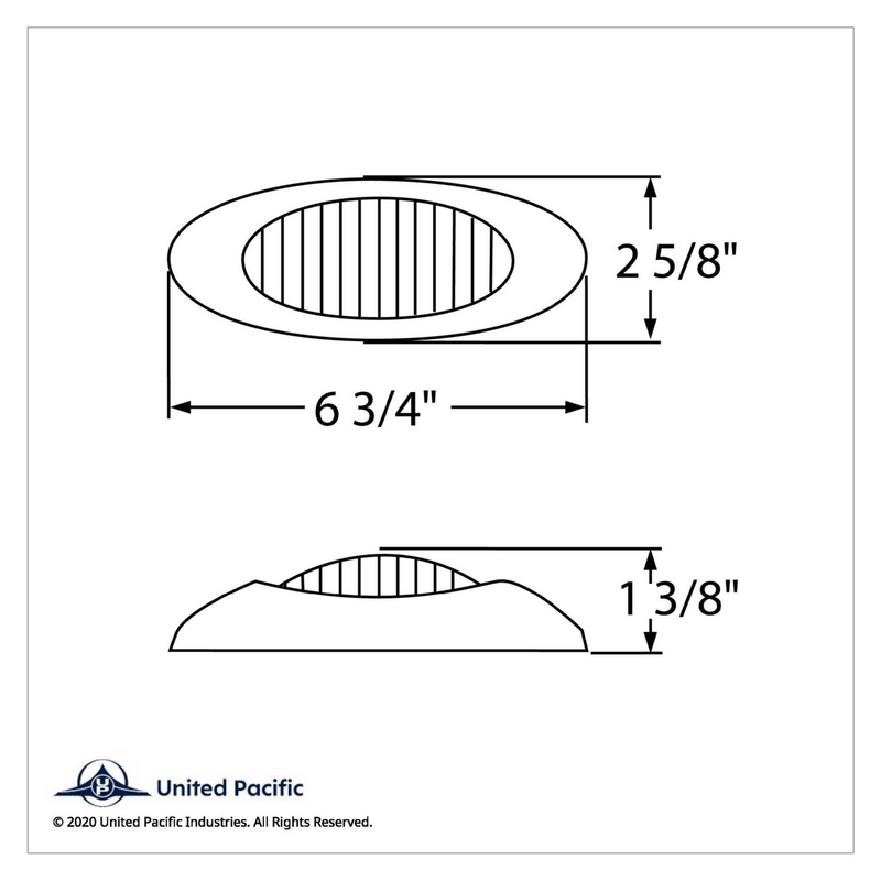 UP-38230 12 LED Phantom I Light (Clearance/Marker) - Amber LED/Amber Lens