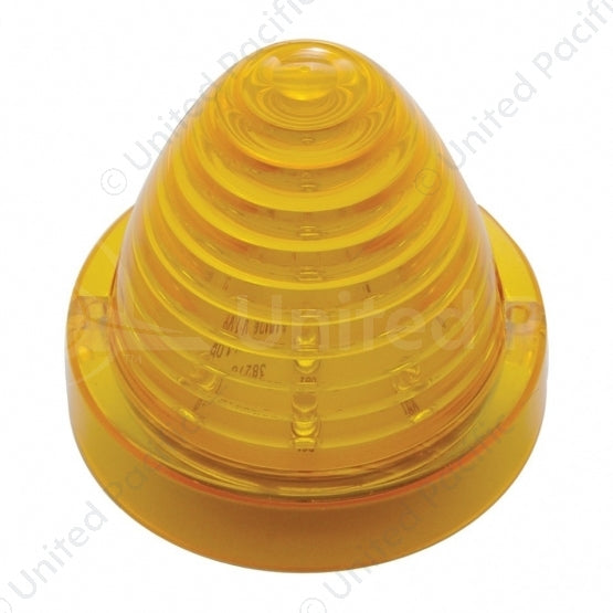 UP-38278 13 LED Beehive Truck-Lite Style Cab Light - Amber LED/Amber Lens