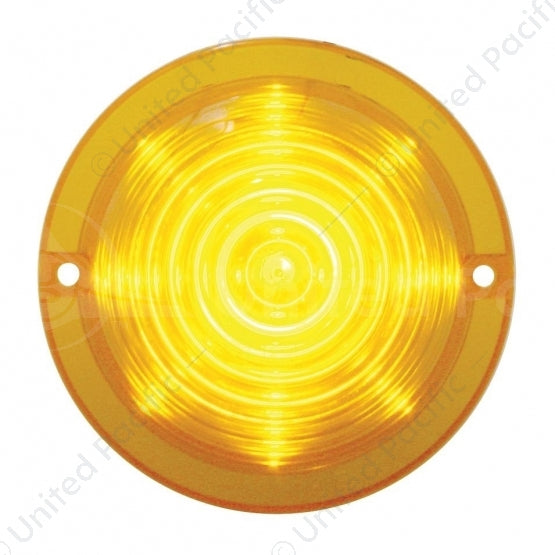UP-38278 13 LED Beehive Truck-Lite Style Cab Light - Amber LED/Amber Lens