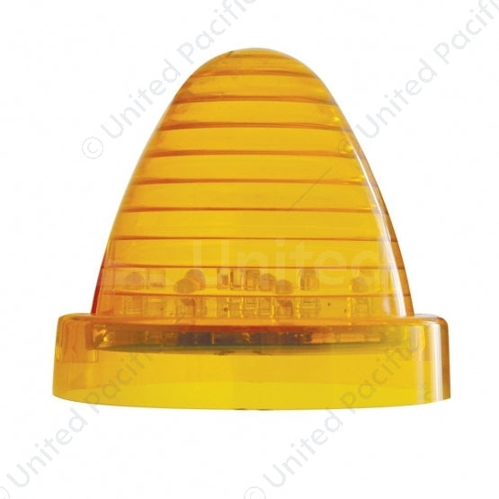 UP-38278 13 LED Beehive Truck-Lite Style Cab Light - Amber LED/Amber Lens