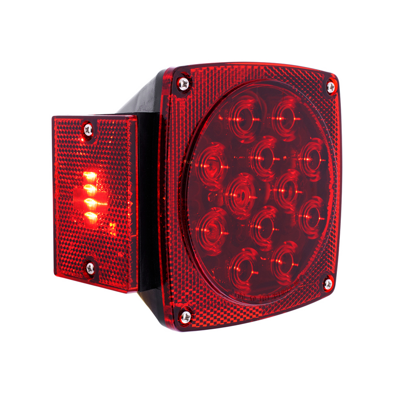 Luz trasera combinada LED sumergible de más de 80" de ancho con luz de matrícula (a granel)