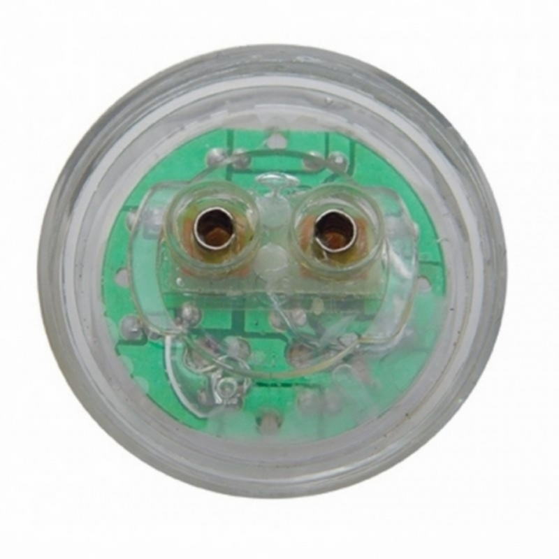 UP-38365 13 LED 2-1/2" Round Light (Clearance/Marker) - Red LED/Clear Lens