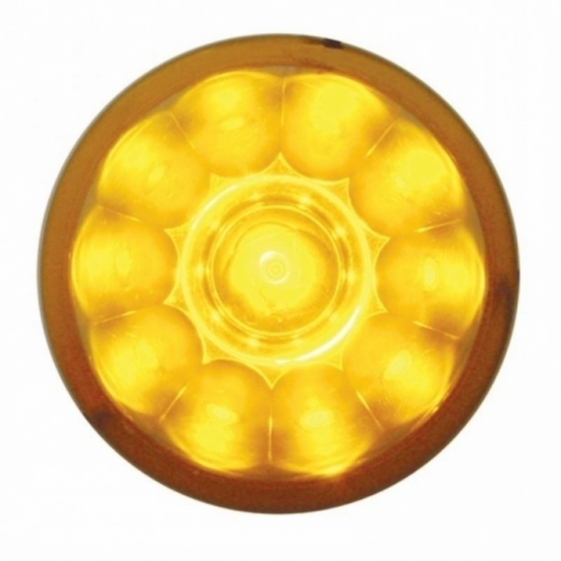 UP-38427 11 LED Watermelon Light - Amber LED/Amber Lens
