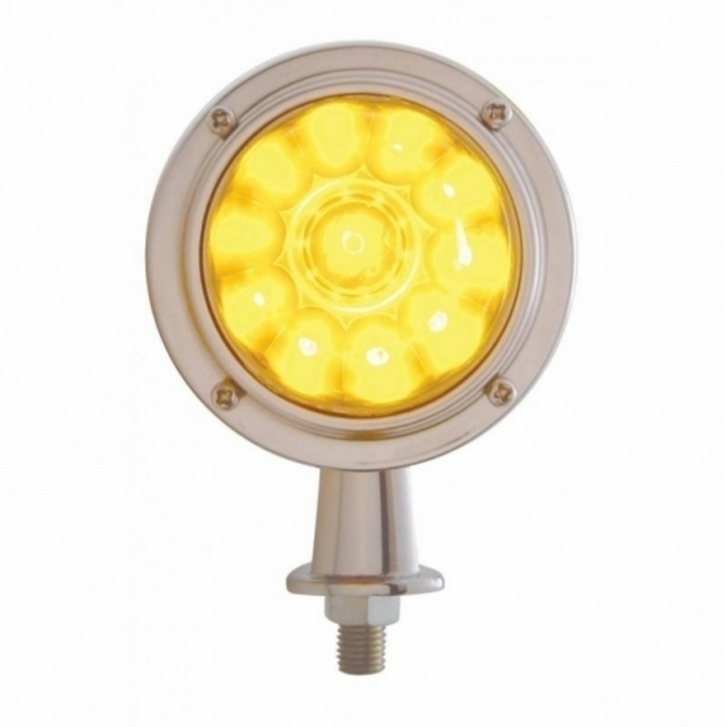 UP-38436 11 LED 1-1/8" Arm Watermelon Honda Light Kit - Amber LED/Amber Lens