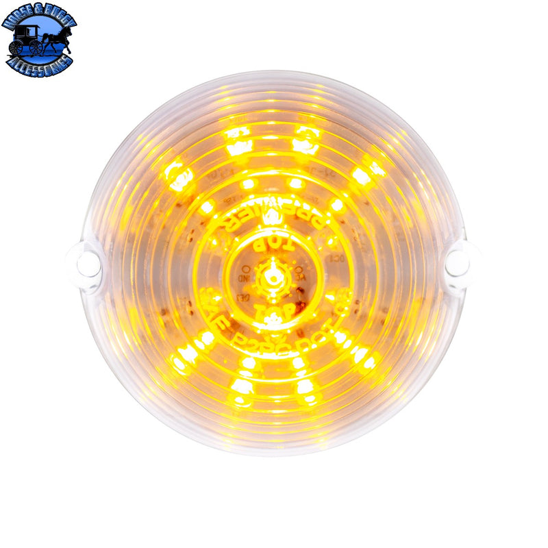 UP-38461 19 LED Beehive Grakon 1000 Cab Light - Amber LED/Clear Lens