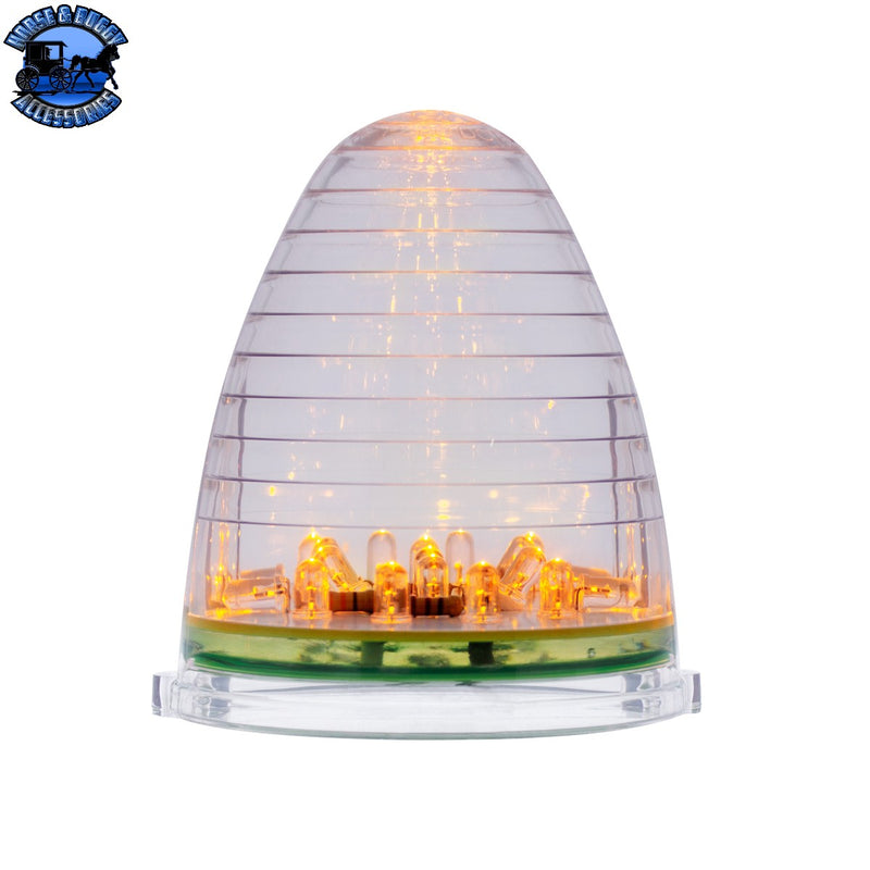UP-38461 19 LED Beehive Grakon 1000 Cab Light - Amber LED/Clear Lens